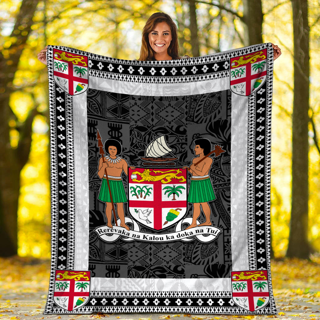 Fiji Premium Blanket White Style No.1 LT6 - Polynesian Pride
