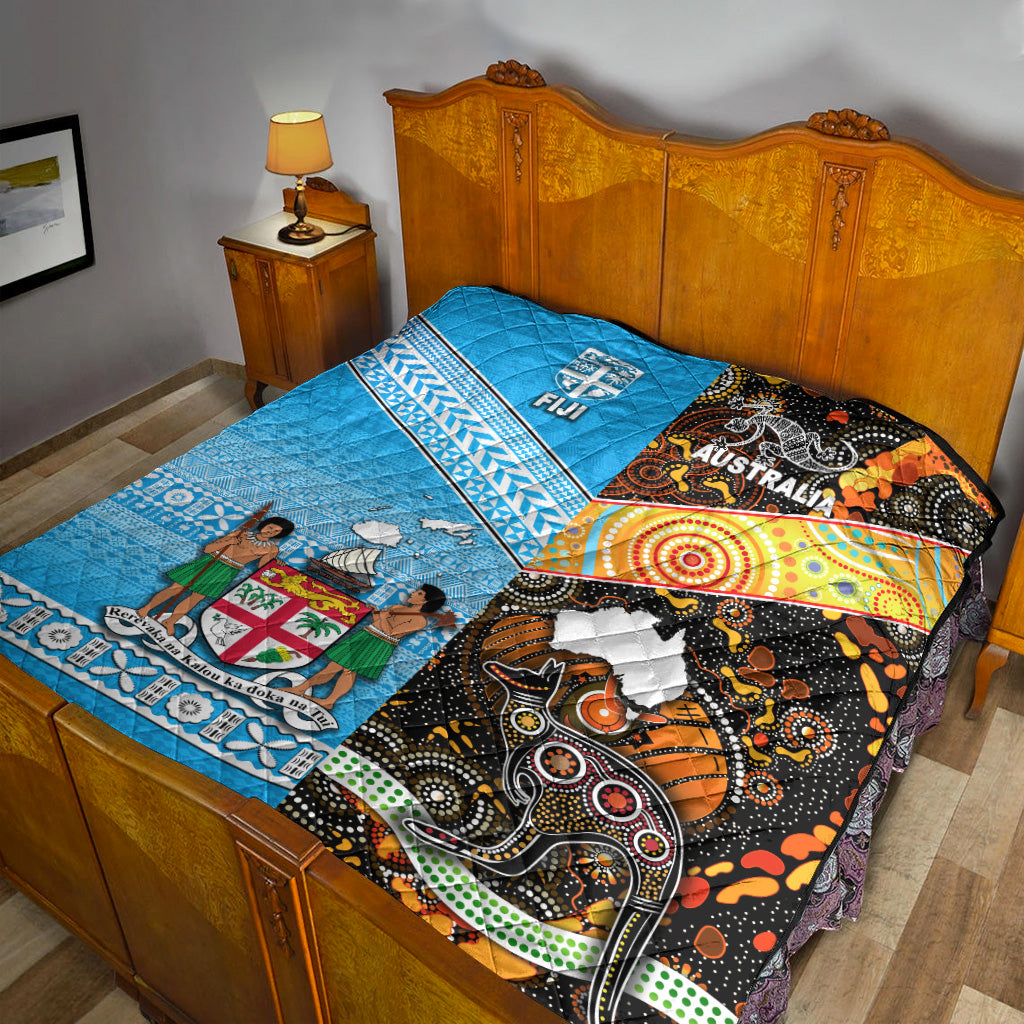 Australia Aboriginal And Fiji Tapa Premium Quilt Together LT8 - Polynesian Pride