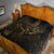Hawaii Premium Quilt - King Of Hawaii With Hawaiian Girls Yellow Version - Polynesian Pride