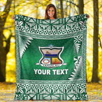 (Custom Personalised) Tonga Takuilau College Premium Blanket Simplified Version LT8 - Polynesian Pride
