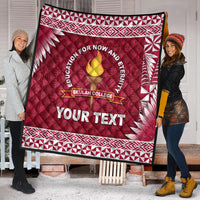 (Custom Personalised) Tonga Beulah College Premium Quilt Simplified Version LT8 - Polynesian Pride