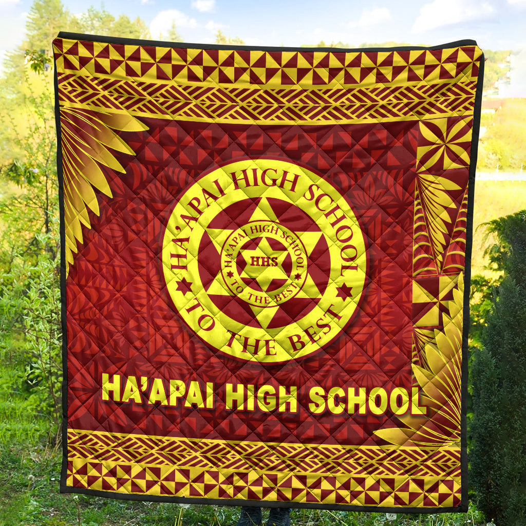 Tonga Ha'apai High School Premium Quilt Simplified Version LT8 - Polynesian Pride