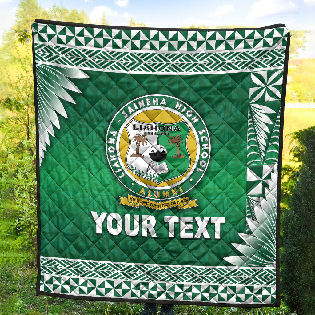 (Custom Personalised) Tonga Liahona High School Premium Quilt Simplified Version LT8 - Polynesian Pride