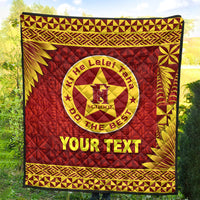 (Custom Personalised) Tonga Niuafo'ou High School Premium Quilt Simplified Version LT8 - Polynesian Pride