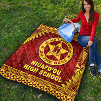 Tonga Niuafo'ou High School Premium Quilt Simplified Version LT8 - Polynesian Pride