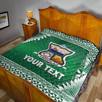 (Custom Personalised) Tonga Takuilau College Premium Quilt Simplified Version LT8 - Polynesian Pride