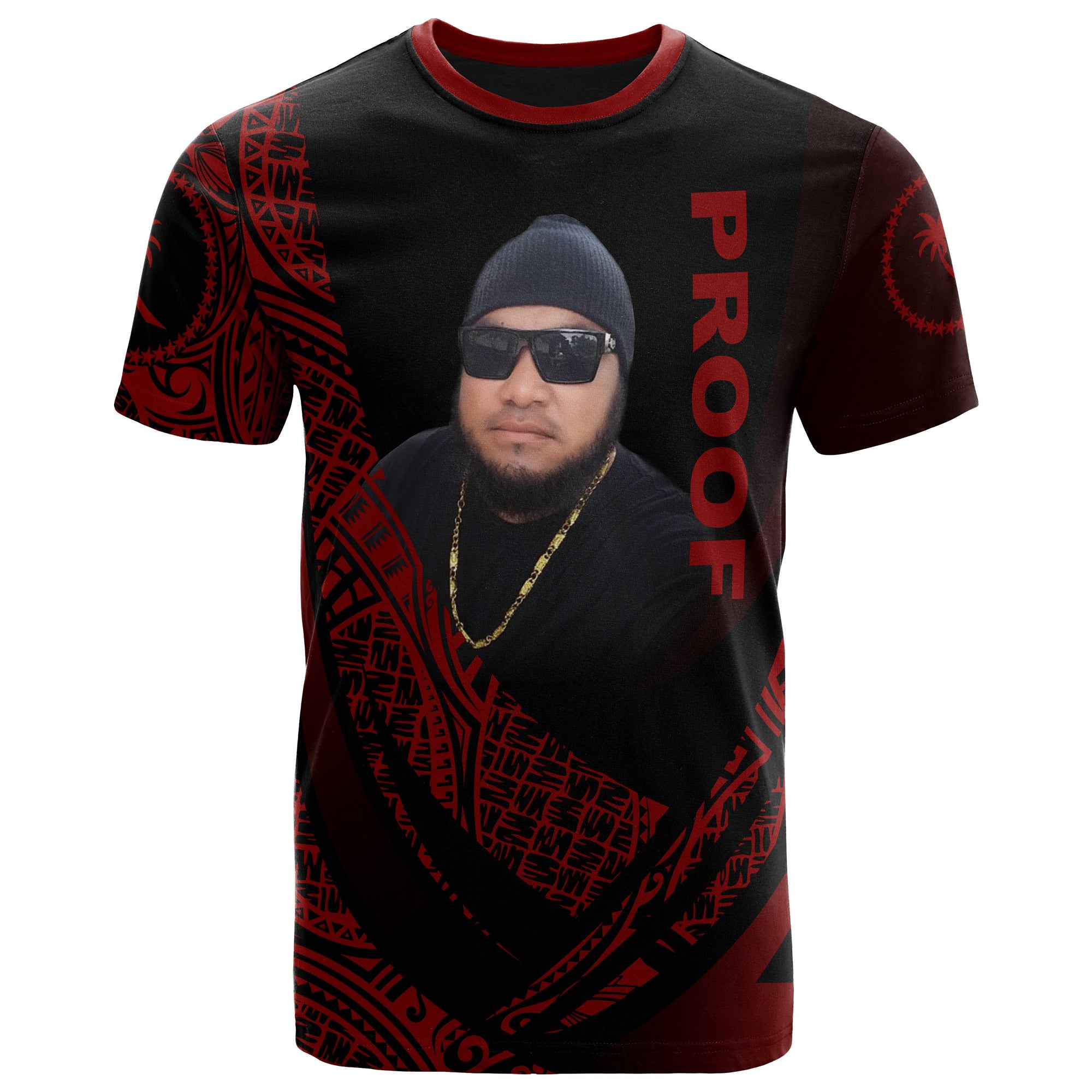 Chuuk State T Shirt Proof Metek Enletin Tong Unisex Black - Polynesian Pride
