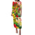 (Custom Personalised) Aloha Poly Fest Puletasi Dress Polynesian Pattern With Tropical Flowers LT14 Women Reggae - Polynesian Pride