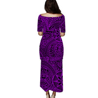 (Custom Personalised) Polynesian Puletasi Dress Tapa Tribal Tattoo Vintage Ver.04 LT14 - Polynesian Pride