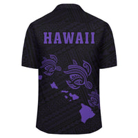 Kakau Polynesian Three Turtles Map Hawaii Shirt - Purple - Polynesian Pride