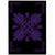 Hawaiian Quilt Maui Plant And Hibiscus Pattern Area Rug - Purple Black - AH Purple - Polynesian Pride