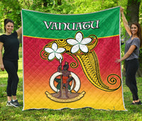 Vanuatu Novelty Premium Quilt Frangipani Tropical Spa Flower LT13 - Polynesian Pride