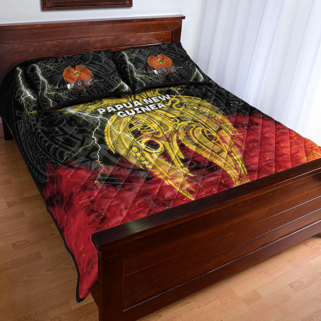 Papua New Guinea Quilt Bed Set Independence Day Special Style LT16 - Polynesian Pride