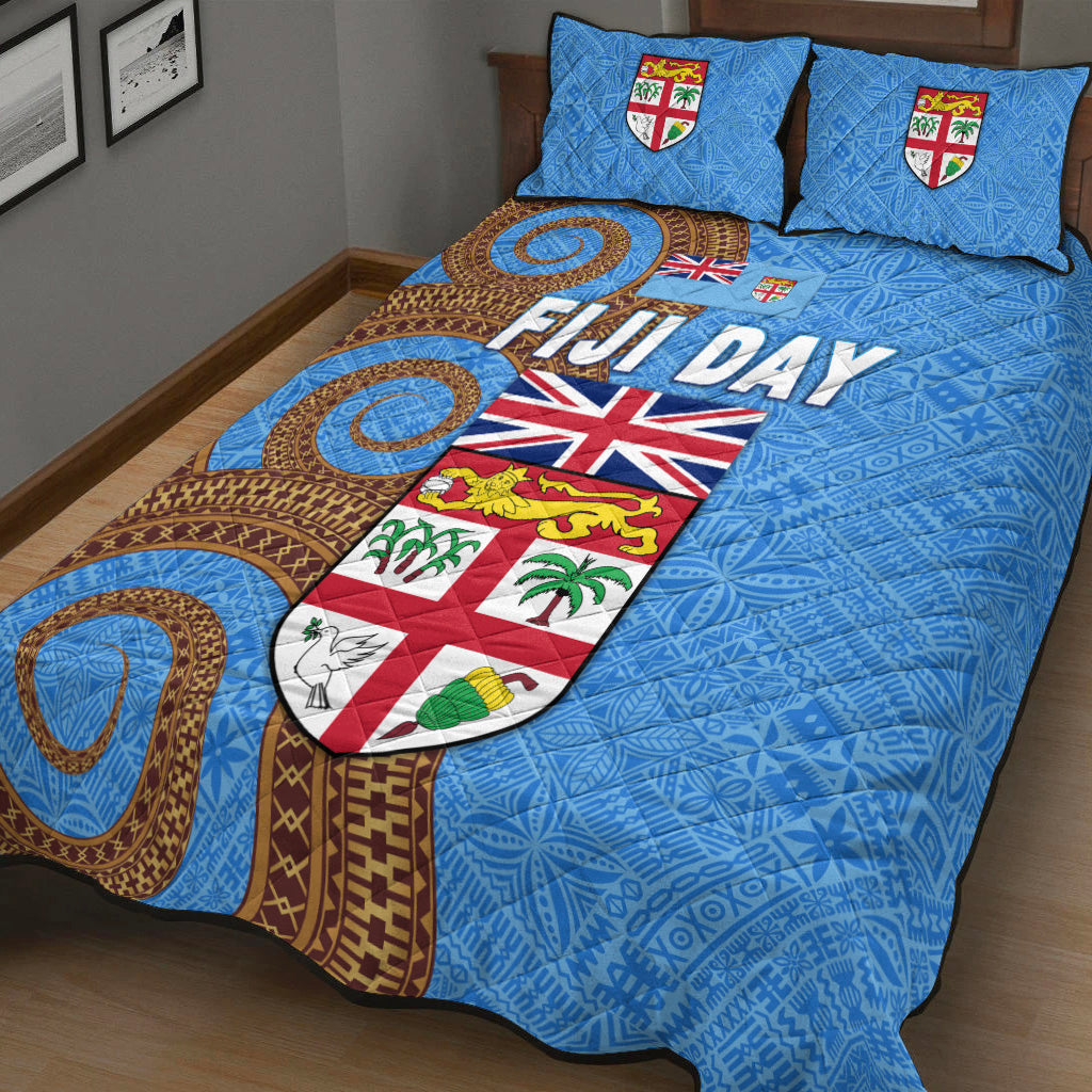 Fiji Day Quilt Bed Set Independence Anniversary Simple Style LT8 - Polynesian Pride