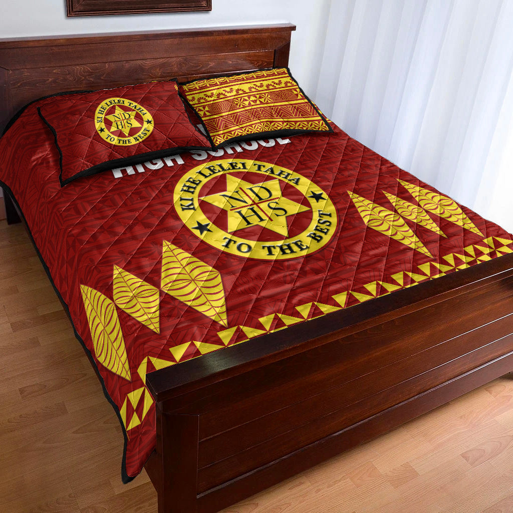 Tonga Niuatoputapu High School Quilt Bed Set Simple Style LT8 - Polynesian Pride