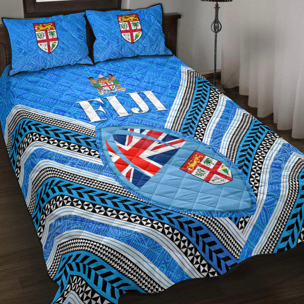 Fiji Day Quilt Bed Set Creative Style LT8 Blue - Polynesian Pride