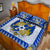 (Custom Personalised) Tonga Quilt Bed Set Blue Style LT6 - Polynesian Pride