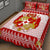 (Custom Personalised) Tonga Quilt Bed Set Red Style LT6 - Polynesian Pride