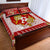 (Custom Personalised) Tonga Quilt Bed Set Red Style LT6 - Polynesian Pride