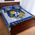 (Custom Personalised) Tonga Quilt Bed Set Blue Style LT6 - Polynesian Pride
