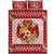 (Custom Personalised) Tonga Quilt Bed Set Red Style LT6 - Polynesian Pride