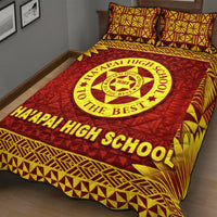 Tonga Ha'apai High School Quilt Bed Set Simplified Version LT8 - Polynesian Pride