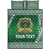 (Custom Personalised) Tonga Saineha High School Quilt Bed Set Simplified Version LT8 - Polynesian Pride