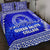 Tonga Queen Salote College Quilt Bed Set Simplified Version LT8 Blue - Polynesian Pride