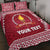 (Custom Personalised) Tonga Beulah College Quilt Bed Set Simplified Version LT8 Maroon - Polynesian Pride