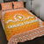Tonga Tailulu College Quilt Bed Set Simplified Version LT8 Orange - Polynesian Pride