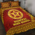 Tonga Niuafo'ou High School Quilt Bed Set Simplified Version LT8 Maroon - Polynesian Pride