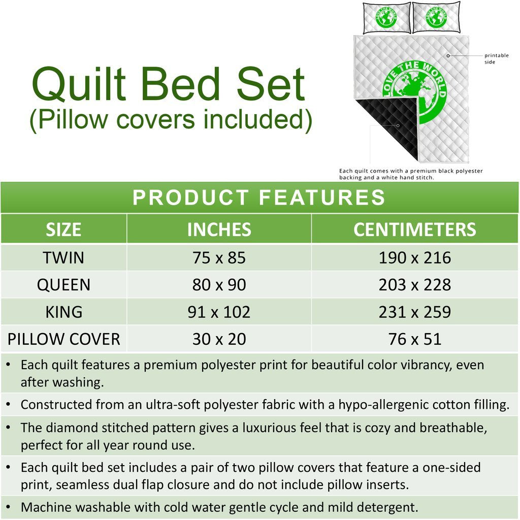 Kanaka Maoli (Hawaiian) - Quilt Bed Set Lauhala Polynesian Hibiscus Gold - Polynesian Pride