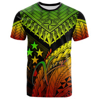 Kosrae T Shirt Reggae Polynesian Necklace and Lauhala Unisex Reggae - Polynesian Pride