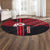 Kahuku Passionate Round Carpet Hawaii High & Intermediate School LT13 - Polynesian Pride