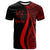 Fiji Custom T Shirt Red Polynesian Tentacle Tribal Pattern Crest Unisex Red - Polynesian Pride