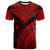 Chuuk T Shirt Red Polynesian Necklace and Lauhala Unisex RED - Polynesian Pride