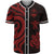 Guam Baseball Shirt - Red Tentacle Turtle Unisex Red - Polynesian Pride