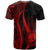 Federated States of Micronesia T Shirt Red Micronesian Tentacle Tribal Pattern - Polynesian Pride