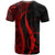 Chuuk T Shirt Red Micronesian Tentacle Tribal Pattern - Polynesian Pride
