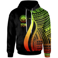 Federated States of Micronesia Hoodie Reggae Tentacle Tribal Pattern Unisex Reggae - Polynesian Pride