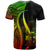 Fiji Custom T Shirt Reggae Polynesian Tentacle Tribal Pattern Crest - Polynesian Pride