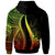 New Caledonia Hoodie Reggae Tentacle Tribal Pattern - Polynesian Pride