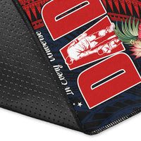 (Custom Personalised) Samoa Fathers Day Area Rug Polynesian Best Dad Ever LT13 - Polynesian Pride