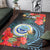 Federated States of Micronesia Area Rug Hibiscus Flowers FSM Seal Polynesian LT14 - Polynesian Pride