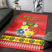 Tonga Christmas Area Rug Tongan Ngatu Kilisimasi Fiefia LT14 - Polynesian Pride