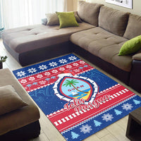 Guam Christmas Area Rug Guaman Seal Polynesian Felis Pusgua LT14 - Polynesian Pride