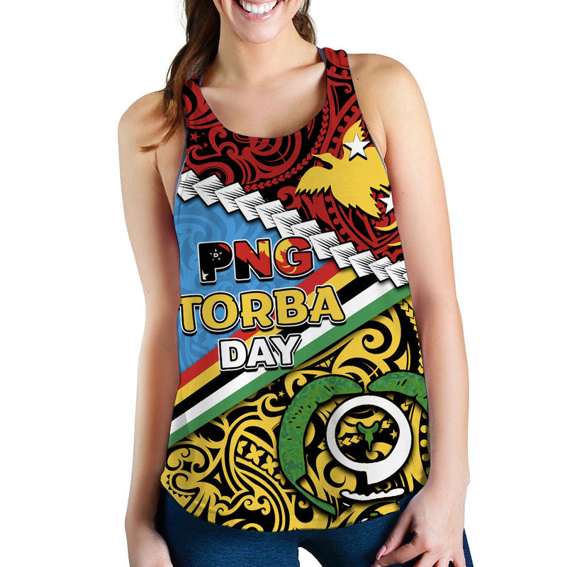 PNG Torba Day Women Tank Top Happy Day LT6 Art - Polynesian Pride