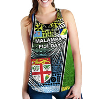 Vanuatu Malampa Fiji Day Women Tank Top 2022 LT6 Blue - Polynesian Pride