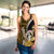 Northern Mariana Islands Women Tank Top Polynesian Style Gold Color LT6 - Polynesian Pride