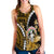 Northern Mariana Islands Women Tank Top Polynesian Style Gold Color LT6 - Polynesian Pride